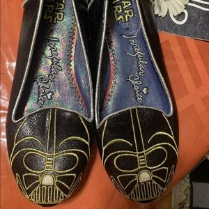 Death Vader Irregular Choice Flats sz 7.5 NWOB